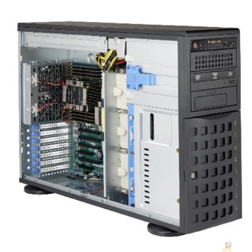 Корпус Supermicro CSE-745BAC-R1K23B Корпус SuperChassis 4U 745BAC-R1K23B/HDD(8)LFF/3x5.25
