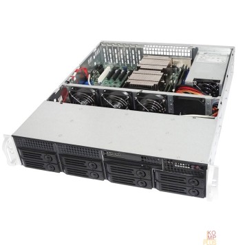 Сервер Ablecom CS-R25-31P 2U rackmount, 8+1 trays, 550W CRPS PSU(1+1) /  21