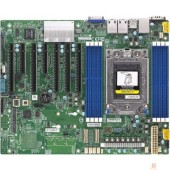 Материнская плата Supermicro MBD-H12SSL-NT-B Single AMD EPYC 7002 Series CPU 2TB Registered ECC DDR4, 8 DIMMs 5 PCI-E 4.0 x16 2 PCI-E 4.0 x8 2 M.2, 2 SlimSAS x8, Dual 10GBase-T LAN via Broadcom BCM57416