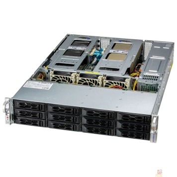 Сервер Supermicro  SYS-620C-TN12R - 2U SuperServer (X12DDW-A6,CSE-LA26AC12-R1K23AW)