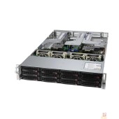 Сервер Supermicro SYS-620U-TNR (X12DPU-6,829U3TS-R1K22P-T, 2U, Dual Socket P+ (LGA-4189), Intel® C621A, 32xDIMM Slots 3200/2933/2666 ECC DDR4,12x 3.5