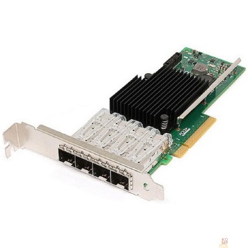 INTEL Сетевые адаптеры Сетевой адаптер Intel Intel® Ethernet Converged Network Adapter X710-DA4 4x SFP+ port 10GbE/1GbE, PCI-E v3 x4, VMDq. PCI-SIG* SR-IOV, w/o RDMA, Low Profile (081399) {5}