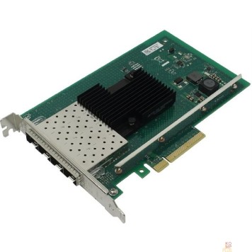 INTEL Сетевые адаптеры Сетевой адаптер Intel Intel® Ethernet Converged Network Adapter X710-DA4 4x SFP+ port 10GbE/1GbE, PCI-E v3 x4, VMDq. PCI-SIG* SR-IOV, w/o RDMA, Low Profile (081399) {5}-1