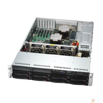 Сервер Supermicro SYS-621P-TR - 2U, 2x1200W, 2xLGA4677, iC741, 16xDDR5, 8x3.5