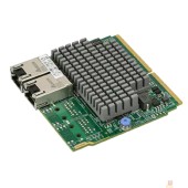 Опция к серверу Supermicro AOC-MTG-i2TM Адаптер Supermuicro 2-port 10 Gigabit Ethernet Adapter with an internal bracket for 1U chassis