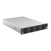 Корпус Procase BS212-SATA3-B-0 Корпус 2U Rack server case 12 SATA III / SAS 6Gbit hotswap HDD 3*MiniSAS(8087), черный, без блока питания, глубина 650мм, MB 12