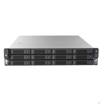 Корпус Procase BS212-SATA3-B-0 Корпус 2U Rack server case 12 SATA III / SAS 6Gbit hotswap HDD 3*MiniSAS(8087), черный, без блока питания, глубина 650мм, MB 12