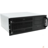 Корпус Procase EM439-B-0 черный {4U глубина 390мм, внешн 1x5.25, внутр 4xHDD, MB 12