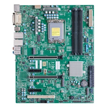 Материнская плата Supermicro MBD-X13SAE-B Intel 13th/12th Gen Core i9/i7/i5/i3 LGA1700 CPU, Intel W680 Chipset, Up to 128GB ECC/non-ECC DDR5 DIMM, HDMI/DP/DVI-D, 8xSATA, 1xGbit/1x2.5Gbit LAN, 4xUSB 2.