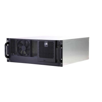 Корпус Procase RM445D-B-0 Корпус 4U Rack server case, 3x5.25+8HDD, черный, без блока питания, глубина 450мм, MB 12