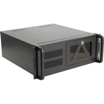 Корпус Procase B441-B-0 черный 4U глубина 450мм, внешн 2x5.25, 1x3.5, внутр 7xHDD, MB 12