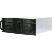Корпус Procase RE411-D8H4-E-55 Корпус 4U server case,8x5.25+5HDD,черный,без блока питания,глубина 550мм,MB EATX 12