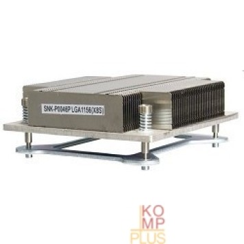 Опция к серверу Supermicro SNK-P0046P 1U (1155, радиатор без вентилятора, Al + тепловые трубки)-1
