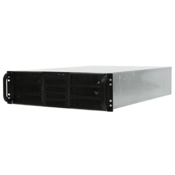 Корпус Procase RE306-D6H4-FE8-65 Корпус 3U server case,6x5.25+4HDD,черный,без блока питания(2U,2U-redundant),глубина 650мм,MB EATX 12