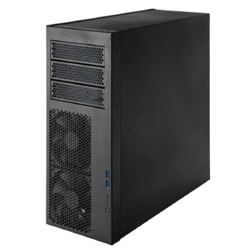 Корпус Procase PT443-B-0-RA Корпус Tower server case,3x5.25,черный,без блока питания,глубина 432мм,6-32, фильтр, MB PICMG 1.3, PICMG 1.0