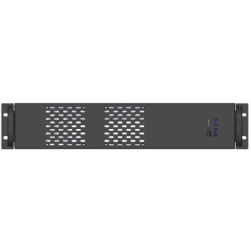 Корпус Procase 2U350-04 (Корпус 2U Rack server case, черный, без блока питания(PS/2), глубина 350мм, MB 9.6