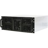 Корпус Procase RE411-D0H17-FE-65 Корпус 4U server case,0x5.25+17HDD,черный,без блока питания,глубина 650мм,MB EATX 12