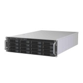 Корпус Procase BS316-SAS12-B-0 Корпус 3U Rack server case 16 SATA III / SAS 12Gbit hotswap HDD 4*MiniSAS HD(8643), черный, без блока питания, глубина 650мм, MB 12