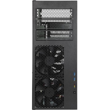 Корпус Procase PT443-B-0-RA Корпус Tower server case,3x5.25,черный,без блока питания,глубина 432мм,6-32, фильтр, MB PICMG 1.3, PICMG 1.0-1