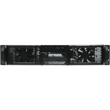 Корпус Procase RE204-D0H8-A-45 Корпус 2U server case,0x5.25+8HDD,черный,без блока питания(2U,2U-redundant),глубина 450мм,ATX 12