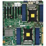 Материнская плата Supermicro MBD-X11DPH-T-B OEM E-ATX LGA 3647 Up to 2TB 3DS ECC RDIMM DDR4-2666MHz Up to 2TB 3DS ECC LRDIMM in 16 DIMM slots 10 SATA3 7 USB 3.0 ports 1 VGA port