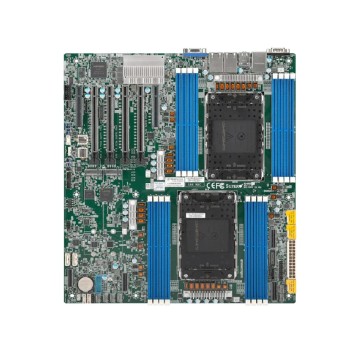 Материнская плата Supermicro MBD-X14DBI-T-B Форм-фактор: E-ATX, чипсет: SoC, сокет: 4710, слоты: 16 DDR5 DIMM (4800 - 6400 МГц), 10x SATA 6 Гбит/с, 2x M.2 PCIe