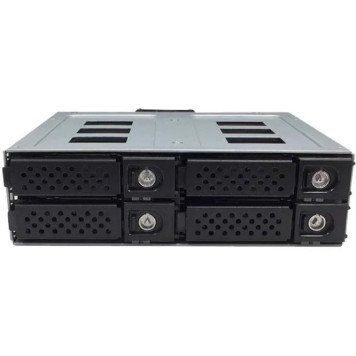 Опция к серверу Procase G2-104-SATA3-BK Hot-swap корзина 4 SATA3/SAS 12G,черный,с замком,hotswap mobie rack 2,5