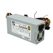 Блок питания Procase GA2600 Блок питания ATX 2U  2FAN (600W), 80+ Gold, 200*100*70mm, Активный PFC,  +5B=20A, +12B=50A, +3,3B=20A, 5VSB=3.5A, -12B=0.3A, Защита от перегрузки 105-150%, Входное напряжение 160-240В