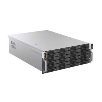 Корпус Procase BS424-SAS12-B-0 Корпус 4U Rack server case 24 SATA III / SAS 12Gbit hotswap HDD 6*MiniSAS HD(8643), черный, без блока питания, глубина 650мм, MB 12