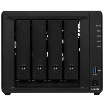 Дисковый массив Synology DS425+ Сетевое хранилище NAS black (Intel J4125/2Gb/4(3.5