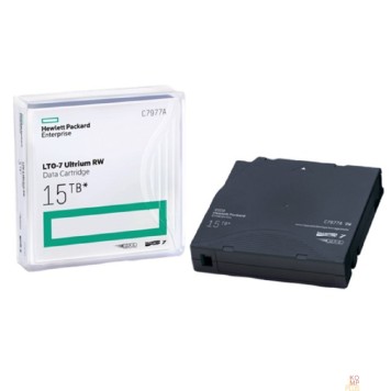 Сетевые системы хранения данных HPE C7977A, LTO-7 Ultrium 15TB RW Data Cartridge