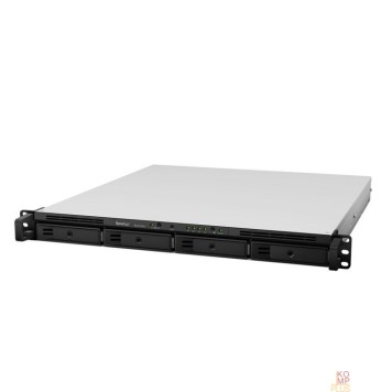 Дисковый массив Synology RS1619xs+ Сетевое хранилище Rack 1U,QC 2.2GHz CPU/8GB(upto64GB)/RAID 0,1,10,5,6,F1/upto4 HS HDD(3.5