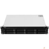 Дисковый массив Synology RS1221+ Сетевое хранилище QC2.2GHzCPU/4GbDDR4(upto32)/RAID0,1,5,6,10/upto 8 hot plug HDDs SATA(3,5'or2,5')(upto 12 with RX418)/2xUSB3.2/1eSATA/iSCSI/4xGbE(+1Expslot)/2xIPcam(upto 40) 
