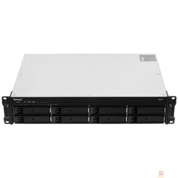 Дисковый массив Synology RS1221+ Сетевое хранилище QC2.2GHzCPU/4GbDDR4(upto32)/RAID0,1,5,6,10/upto 8 hot plug HDDs SATA(3,5'or2,5')(upto 12 with RX418)/2xUSB3.2/1eSATA/iSCSI/4xGbE(+1Expslot)/2xIPcam(upto 40) 