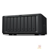Дисковый массив Synology DS1821+ QC2,2GhzCPU/4GbDDR4(upto32)/RAID0,1,10,5,6/upto 8hot plug HDD SATA(3,5' or 2,5')(upto18 with 2xDX517)+ 2 M2 slots/ 4xUSB3.2/2eSATA/4GigE(+1Expslot)/iSCSI/2xIPcam(upto40)