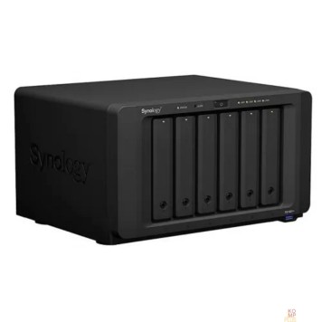 Дисковый массив Synology DS1621+ QC2,2GhzCPU/4GbDDR4(upto32)/RAID0,1,10,5,6/upto 6hot plug HDD SATA(3,5' or 2,5')(upto16 with 2xDX517)+2 M.2 slots 2280/3xUSB3.2/4GigE(+1Expslot)/iSCSI/2xIPcam(upto40)/1xPS-2