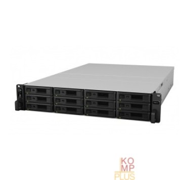Дисковый массив Synology RS3621xs+ (Rack2U) 8C2,1Ghz/8Gb (64)/RAID0,1,10,5,6/upto12HP HDDs SATA(3,5