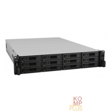 Дисковый массив Synology RS3621xs+ (Rack2U) 8C2,1Ghz/8Gb (64)/RAID0,1,10,5,6/upto12HP HDDs SATA(3,5