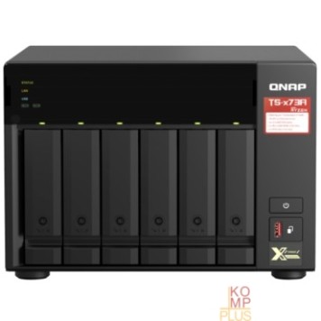 Дисковый массив QNAP TS-673A-8G NAS, 6 trays 3,5