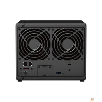 Дисковый массив Synology DS923+ Сетевое хранилище C2GhzCPU/4Gb(upto8)/RAID0,1,10,5,6/up to 4hot plug HDDs SATA(3,5' or 2,5')(up to 9 with DX517)/2xUSB3.0/2GigEth/iSCSI/2xIPcam(up to 40)/1xPS/3YW-1