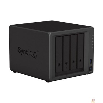 Дисковый массив Synology DS923+ Сетевое хранилище C2GhzCPU/4Gb(upto8)/RAID0,1,10,5,6/up to 4hot plug HDDs SATA(3,5' or 2,5')(up to 9 with DX517)/2xUSB3.0/2GigEth/iSCSI/2xIPcam(up to 40)/1xPS/3YW-2