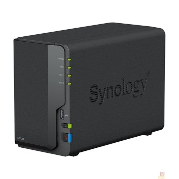 Дисковый массив Synology DS223 Сетевое хранилище NAS, слоты 2x2.5