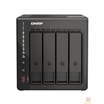Дисковый массив Сетевое хранилище NAS Qnap Original TS-453E-8G 4-bay настольный Celeron J6412