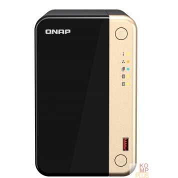 Дисковый массив Сетевое хранилище NAS Qnap Original TS-264-8G 2-bay настольный Celeron N5095