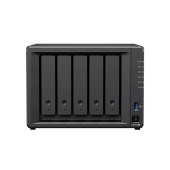 Дисковый массив Synology DS1525+  СХД AMD V1500B (Quad-Core, 8 Threads) 2.2 GHz 8GB DDR4 ECC 5 x 3.5”/2.5” SATA HDD/SSD 2 x M.2 NVMe (for SSD cache, no storage pool support) 2 x 2.5GbE RJ-45 вилка UK/HK 3-pin