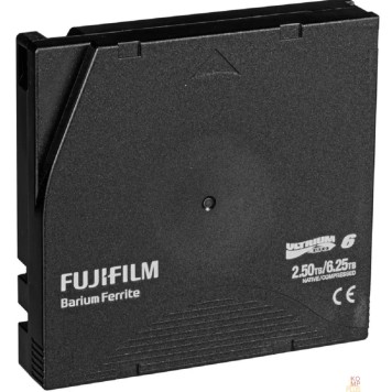 Сетевые системы хранения данных Fujifilm LTO-6 RW 6,25TB (2,5Tb native) Tape 16310732 аналог 00V7590 / C7976A-2