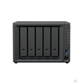 Дисковый массив Synology DS1525+  СХД AMD V1500B (Quad-Core, 8 Threads) 2.2 GHz 8GB DDR4 ECC 5 x 3.5”/2.5” SATA HDD/SSD 2 x M.2 NVMe (for SSD cache, no storage pool support) 2 x 2.5GbE RJ-45 вилка UK/HK 3-pin