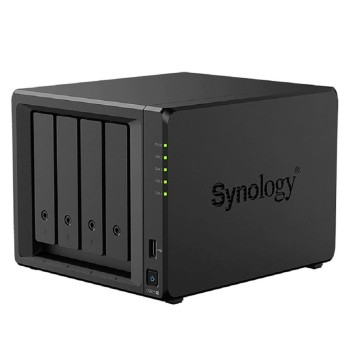 Дисковый массив Synology DS925+ Сетевое хранилище NAS AMD Ryzen V1500B 2.2 GHz 4 GB DDR4 ECC SODIMM /3.5