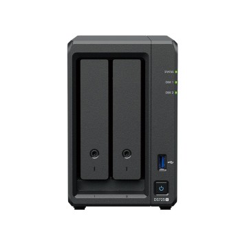 Дисковый массив Synology DS725+ СХД настольное исполнение 2BAY NO HDD вилка UK/HK 3-pin