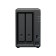 Дисковый массив Synology DS725+ СХД настольное исполнение 2BAY NO HDD вилка UK/HK 3-pin
